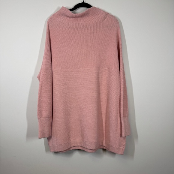 Free People Ottoman Dusty Pink Tunic Sweater Womens Size Large - Picture 9 of 11